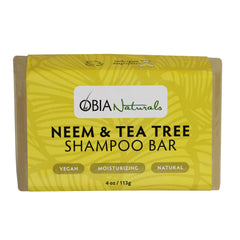 OBIA Shampoo Bar-Neem & Tea Tree - Beauty Bar & Supply