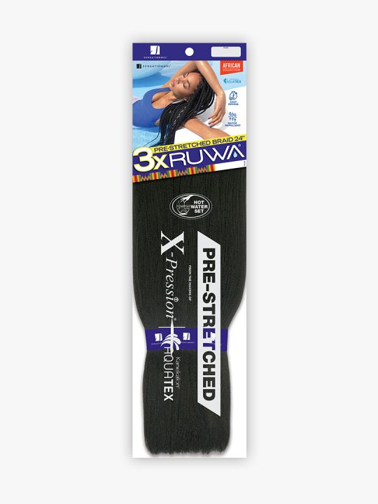 Sensationnel Ruwa 3x Pre-Stretched Braid 24" - Beauty Bar & Supply