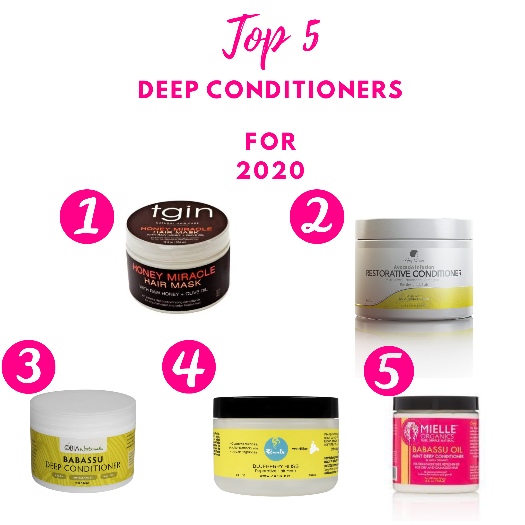 Top 5 Deep Conditioners For 2020