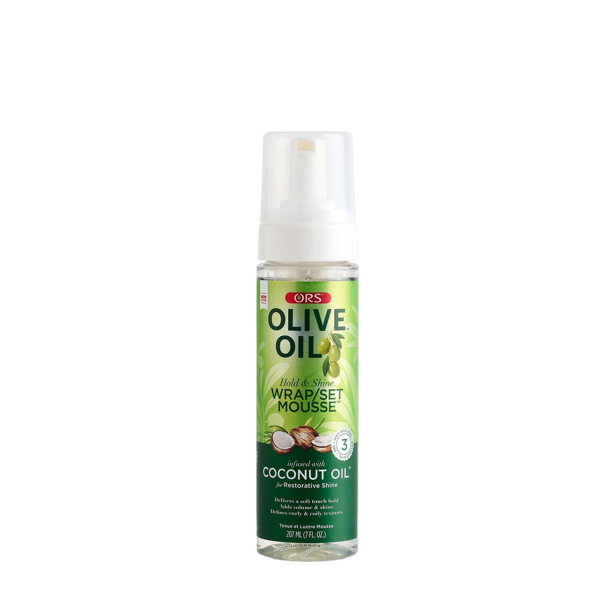 ORS Olive Oil Hold & Shine Wrap/Set Mousse