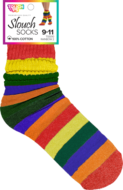 TouchUps Slouch Socks 100% Cotton Size 9-11 - Beauty Bar & Supply