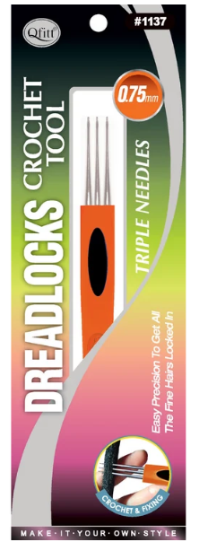 Qfitt Dreadlocks Crochet Tool Triple Needles #1137