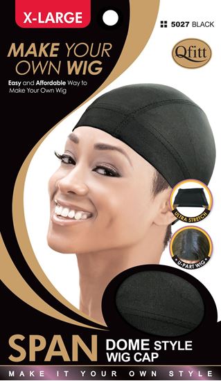 Qfitt Span Dome Style Wig Cap-Xlarge - Beauty Bar & Supply