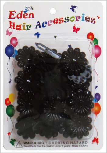 Eden Hair Accessories Sunflower Barrette 16pcs - Beauty Bar & Supply