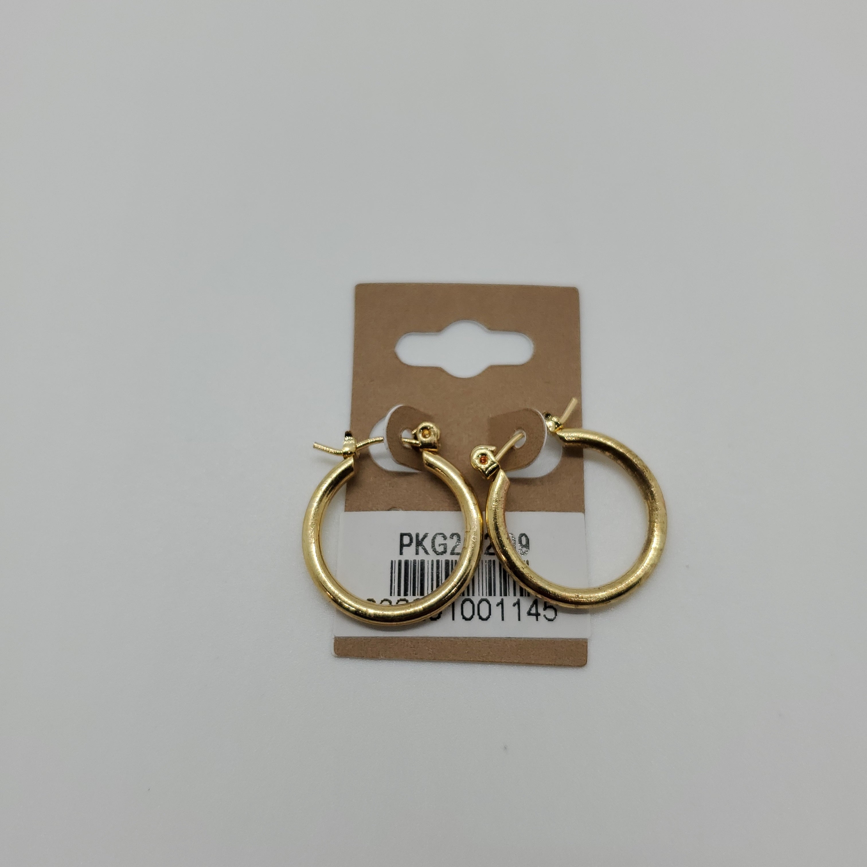 Diva 14 KT.G.F. Pincatch Hoop Earrings PKG2 - Beauty Bar & Supply