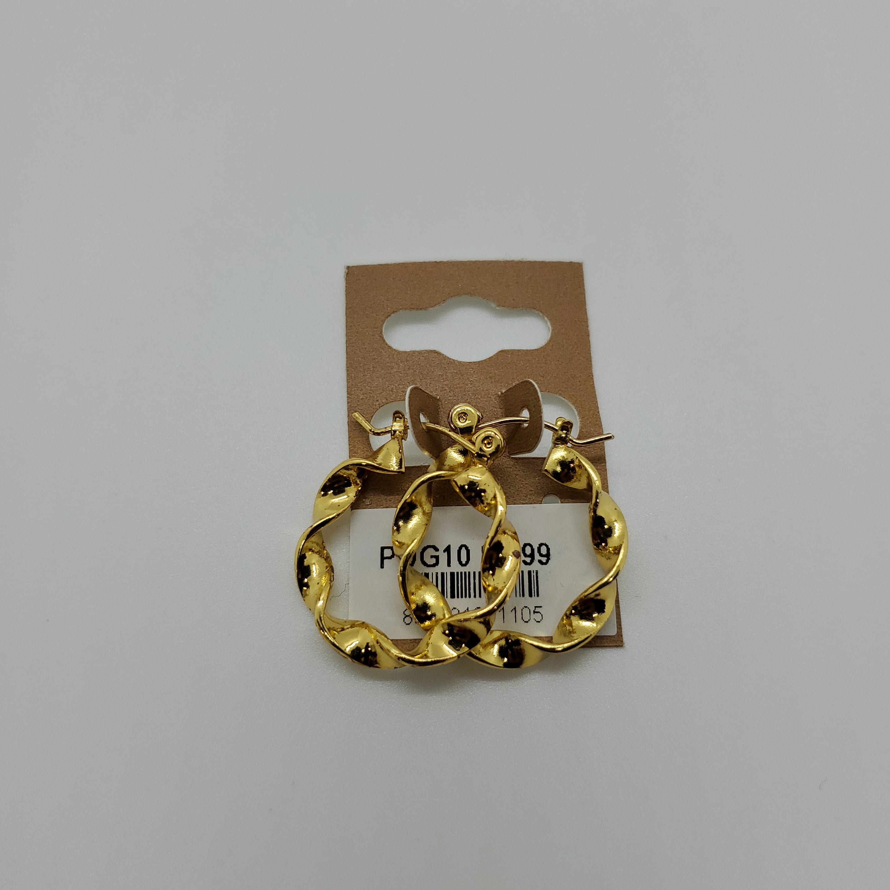 Diva KT.G.F. Pincatch Hoop Earrings PDG10 - Beauty Bar & Supply