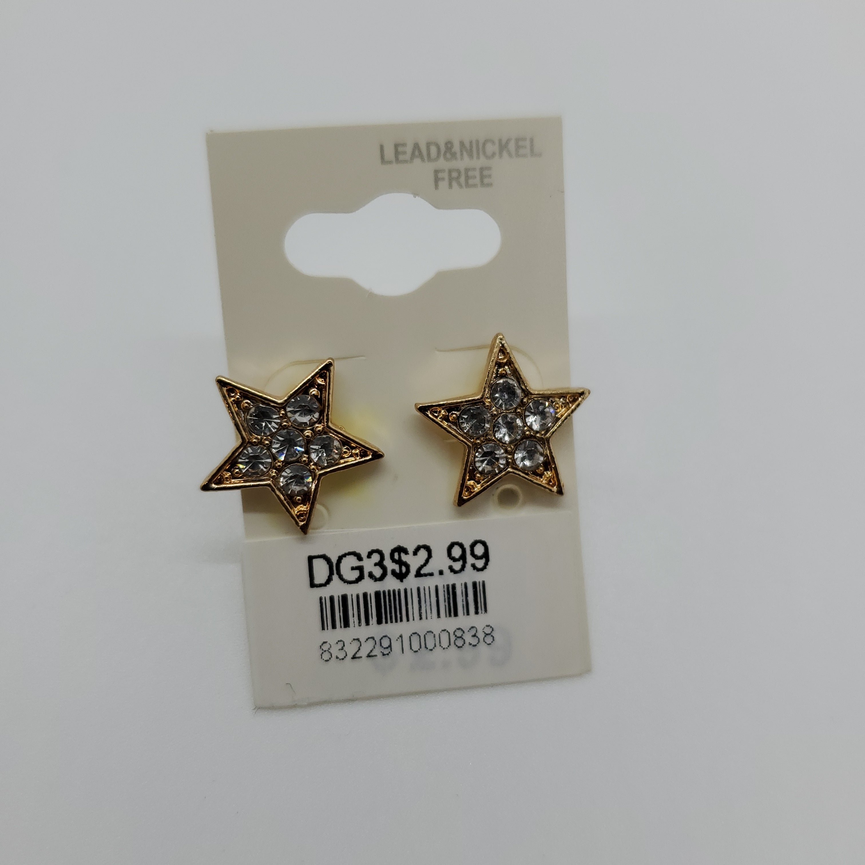 Diva Casting Post Earrings DG3 - Beauty Bar & Supply