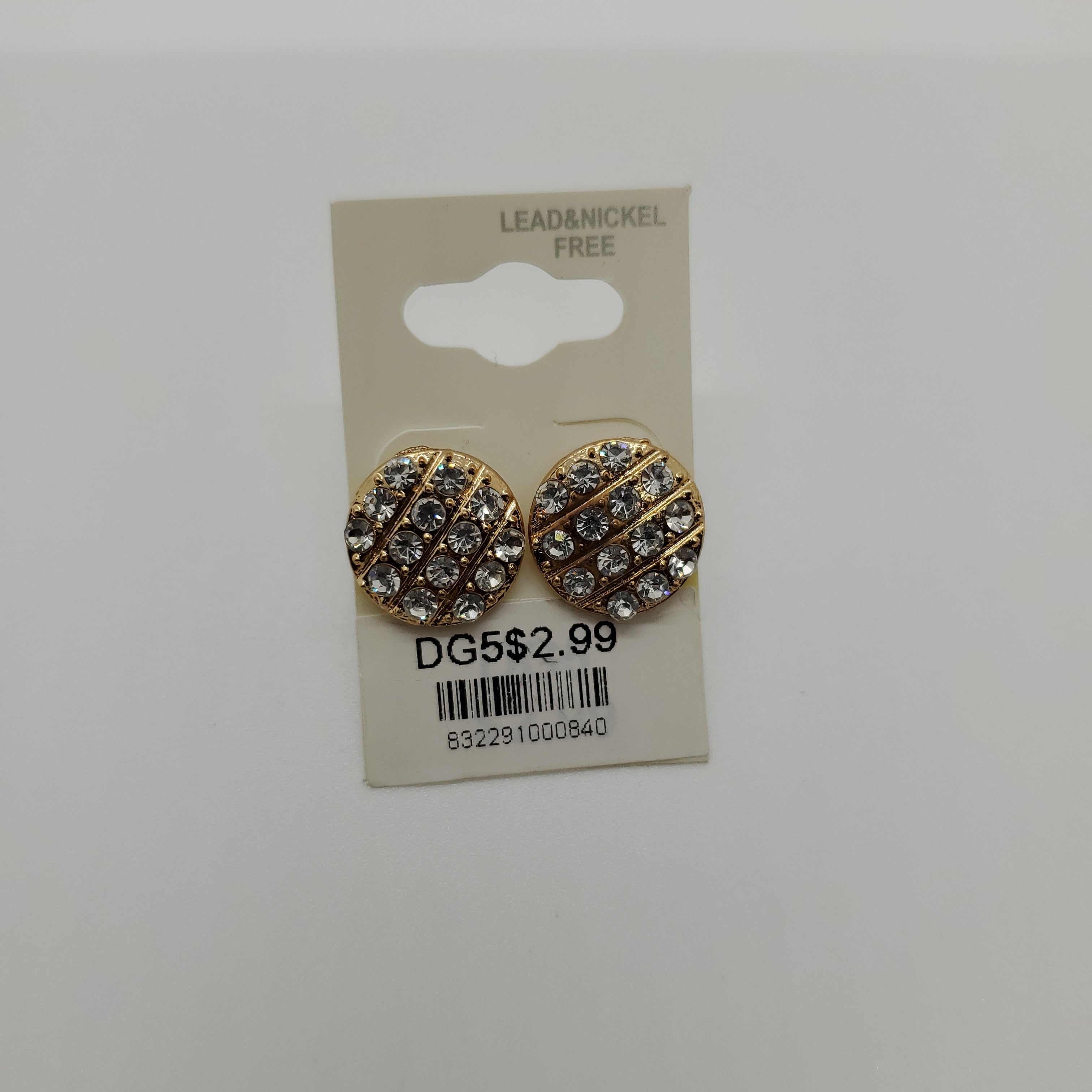 Diva Casting Post Earrings DG5 - Beauty Bar & Supply