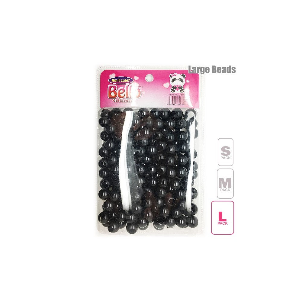 Bello Collection Hair Beads-Black #39902 - Beauty Bar & Supply