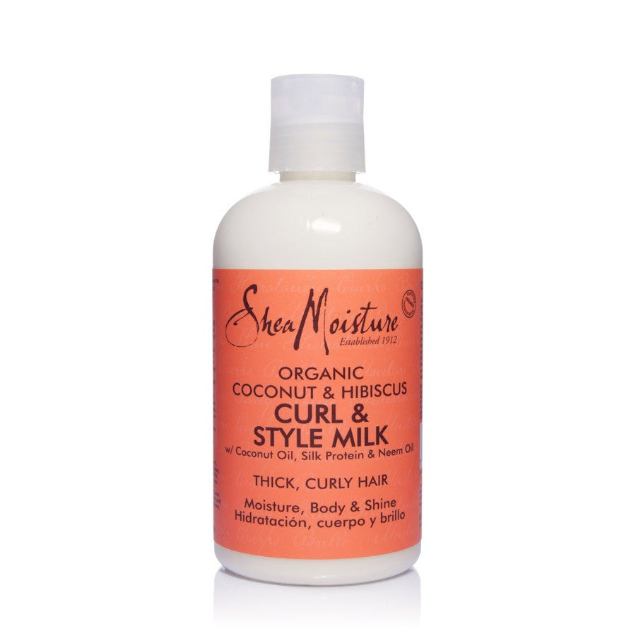 Shea Moisture Coconut Hibiscus Conditioning Curl &amp; Style Milk - Beauty Bar & Supply