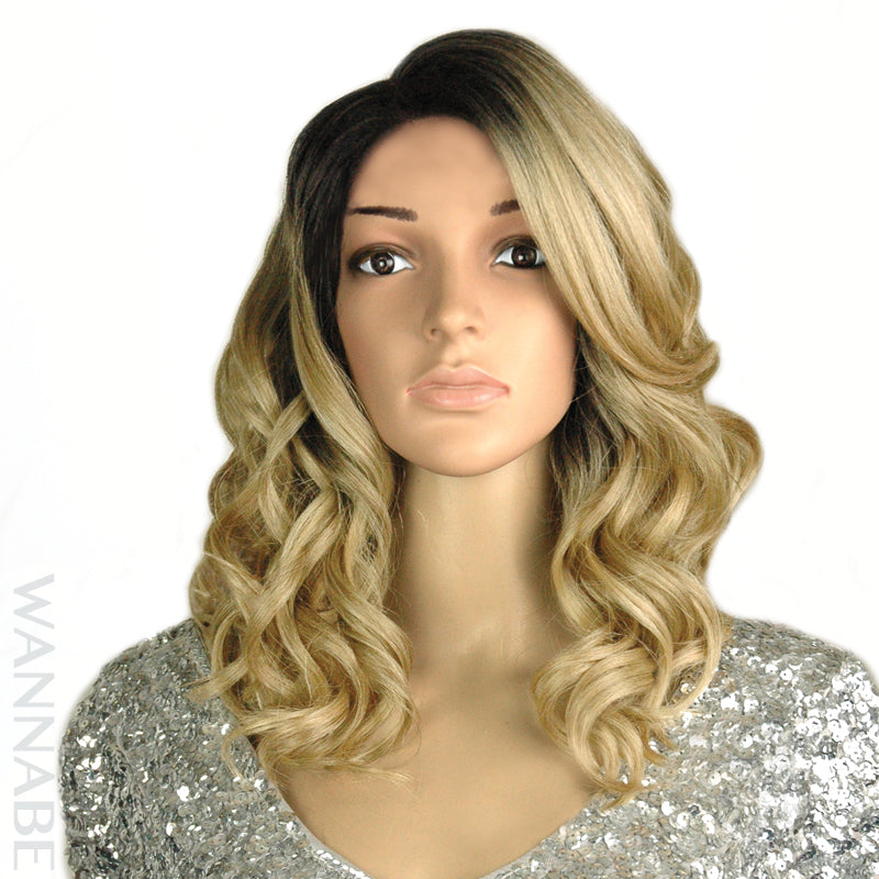 WannaBe Premium Synthetic Lace Front Wig- Tamia - Beauty Bar & Supply