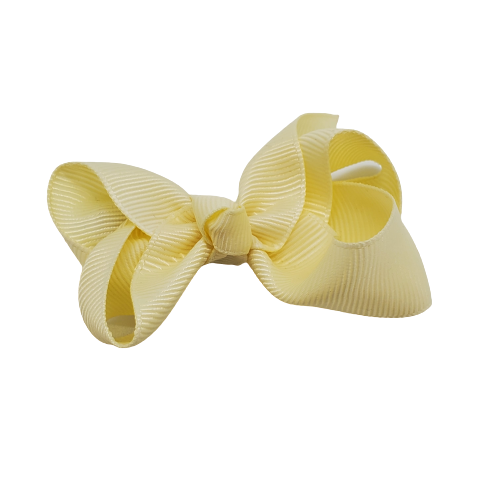 Fabric 3&quot; Hair Bow-Assorted Colors - Beauty Bar & Supply
