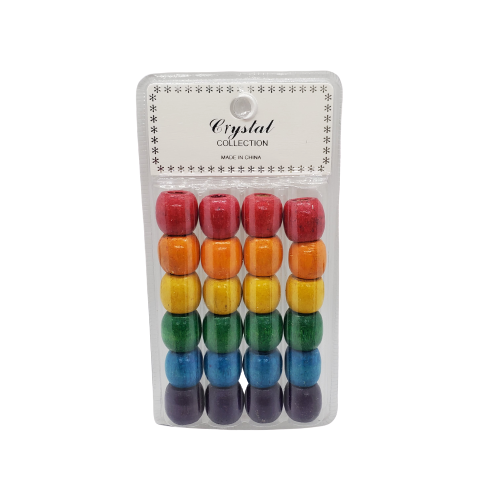 Crystal Collection Faux Wooden Hair Beads - Beauty Bar & Supply