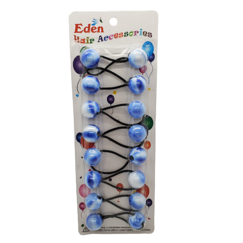 Eden Hair Accessories 20MM Balls 8pc 2 Tone - Beauty Bar & Supply