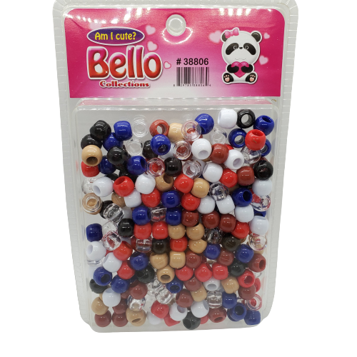 Bello Collection Beads Roast/Black/Blue #38806 - Beauty Bar & Supply
