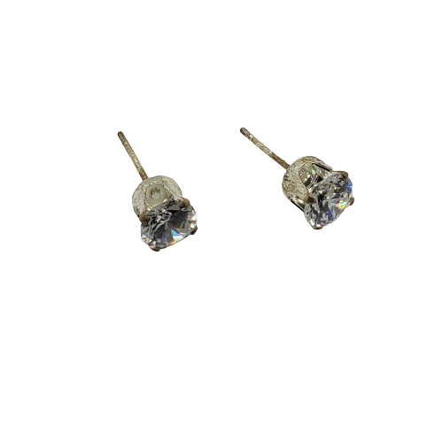 Diva Sterling Silver Plated CZ SS 9006 Earrings - Beauty Bar & Supply