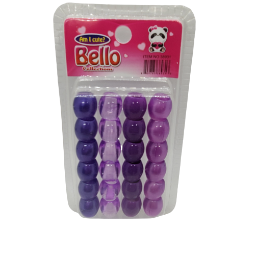 Bello Collections Hair Beads-Purple #38931 - Beauty Bar & Supply