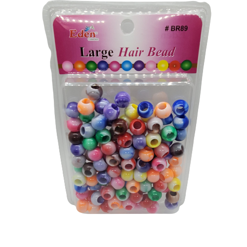 Eden Jumbo Hair Beads #BR89 - Beauty Bar & Supply