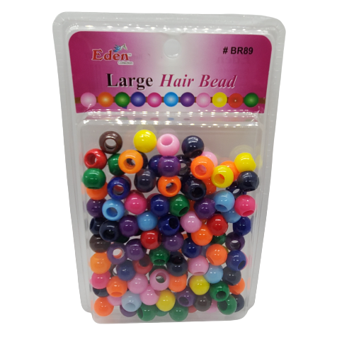 Eden Jumbo Hair Beads #BR89 - Beauty Bar & Supply