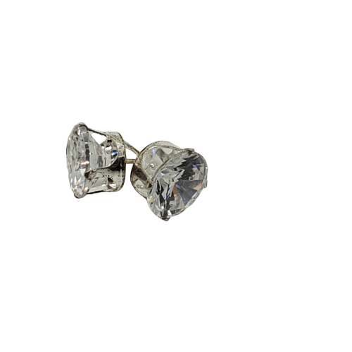 Diva Sterling Silver Plated CZ SS 9008 Earrings - Beauty Bar & Supply