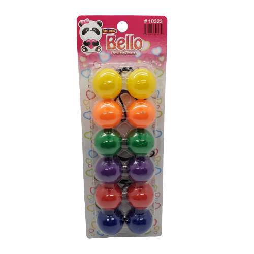 Bello Collection 30MM Balls 6pc Assorted #10323 - Beauty Bar & Supply