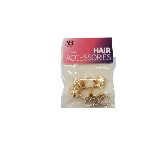 Ana Beauty Filigree Hair Jewelry with Rhinestone Circle for Braid &amp; Locs - Beauty Bar & Supply