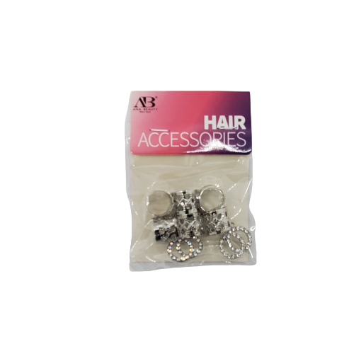 Ana Beauty Filigree Hair Jewelry with Rhinestone Circle for Braid &amp; Locs - Beauty Bar & Supply