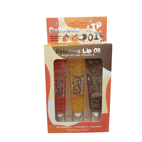 HerMine Lip Oil 3 Pack-Delicious Keep Calming - Beauty Bar & Supply