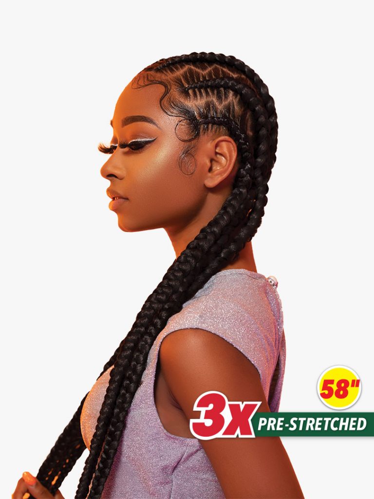 Sensationnel 3X X-PRESSION PRE-STRETCHED BRAID 58″ - Beauty Bar & Supply
