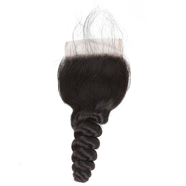 BBS Grade 8 Virgin Human Hair Loose Wave 4X4 Closure - Beauty Bar & Supply