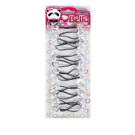 Bello Collection Clear Ball Barrette #14000 - Beauty Bar & Supply