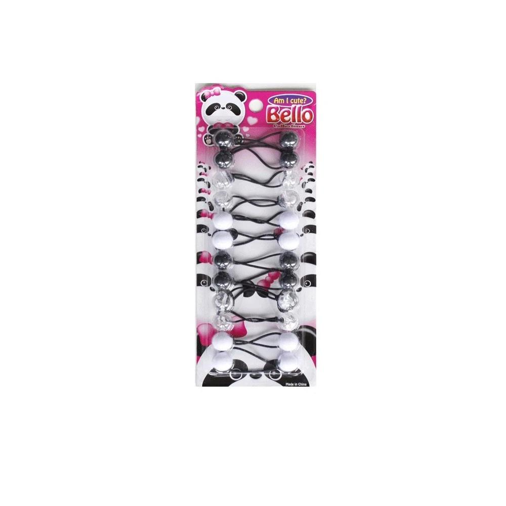 Bello Collection clear/black balls #14028 - Beauty Bar & Supply