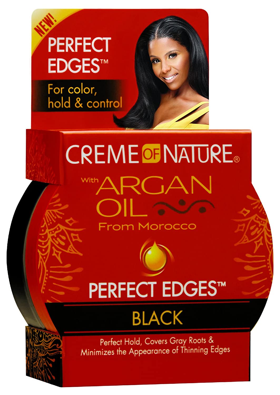 Creme of Nature with Argan Oil-Perfect Edges (Black) - Beauty Bar & Supply