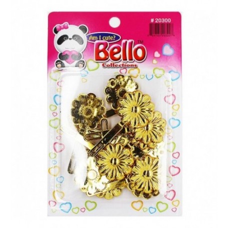 Bello Collection Gold Sunflower Barrette #20300 - Beauty Bar & Supply