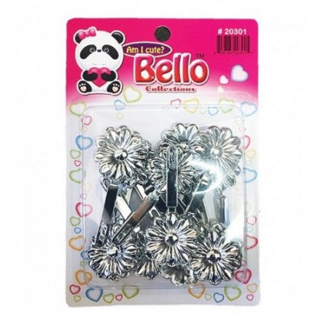 Bello Collection Silver Sunflower Barrette #20301 - Beauty Bar & Supply