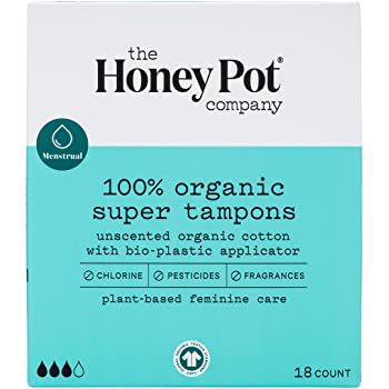 The Honey Pot Company 100% Organic Super tampons - Beauty Bar & Supply