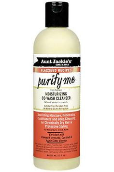 Aunt Jackie&#039;s Curls &amp; Coils Flaxseed Recipes Purify Me Moisturizing Co-Wash Cleanser - Beauty Bar & Supply