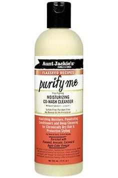 Aunt Jackie&#039;s Curls &amp; Coils Flaxseed Recipes Purify Me Moisturizing Co-Wash Cleanser - Beauty Bar & Supply