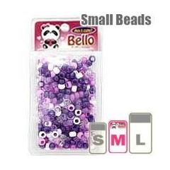 Bello Collections 500pc Beads-Violet/White 31032 - Beauty Bar & Supply