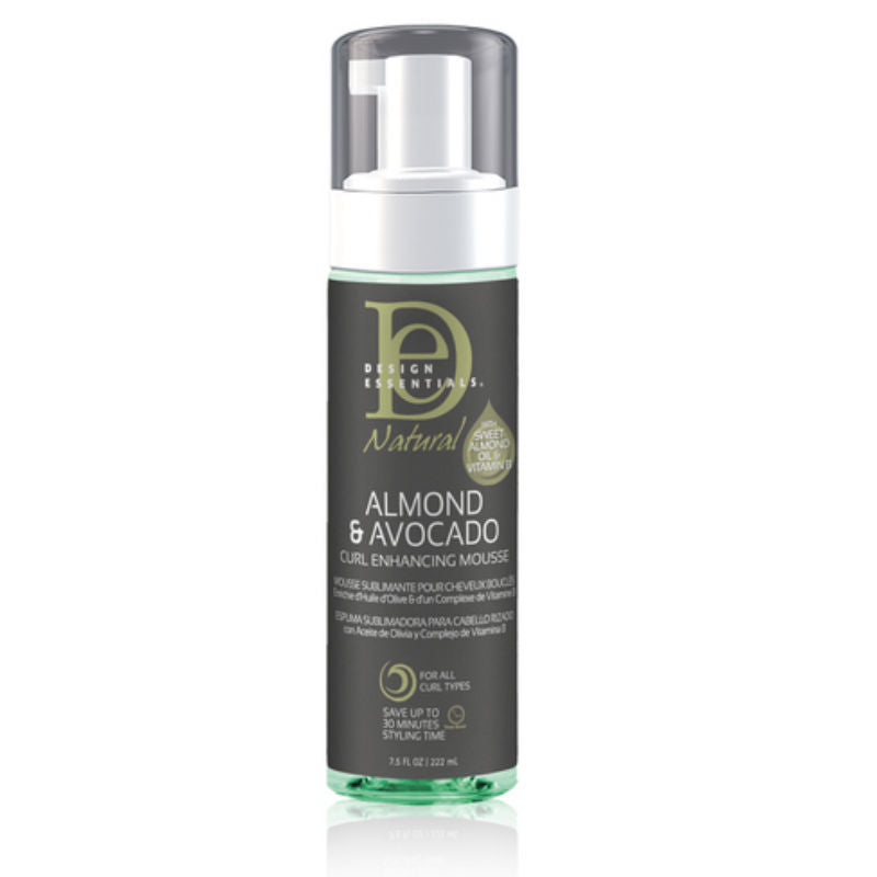 Design Essentials Almond &amp; Avocado Curl Enhancing Mousse - Beauty Bar & Supply