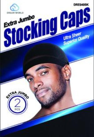 Dream Ex Jbo Stocking Caps DRE40BK - Beauty Bar & Supply