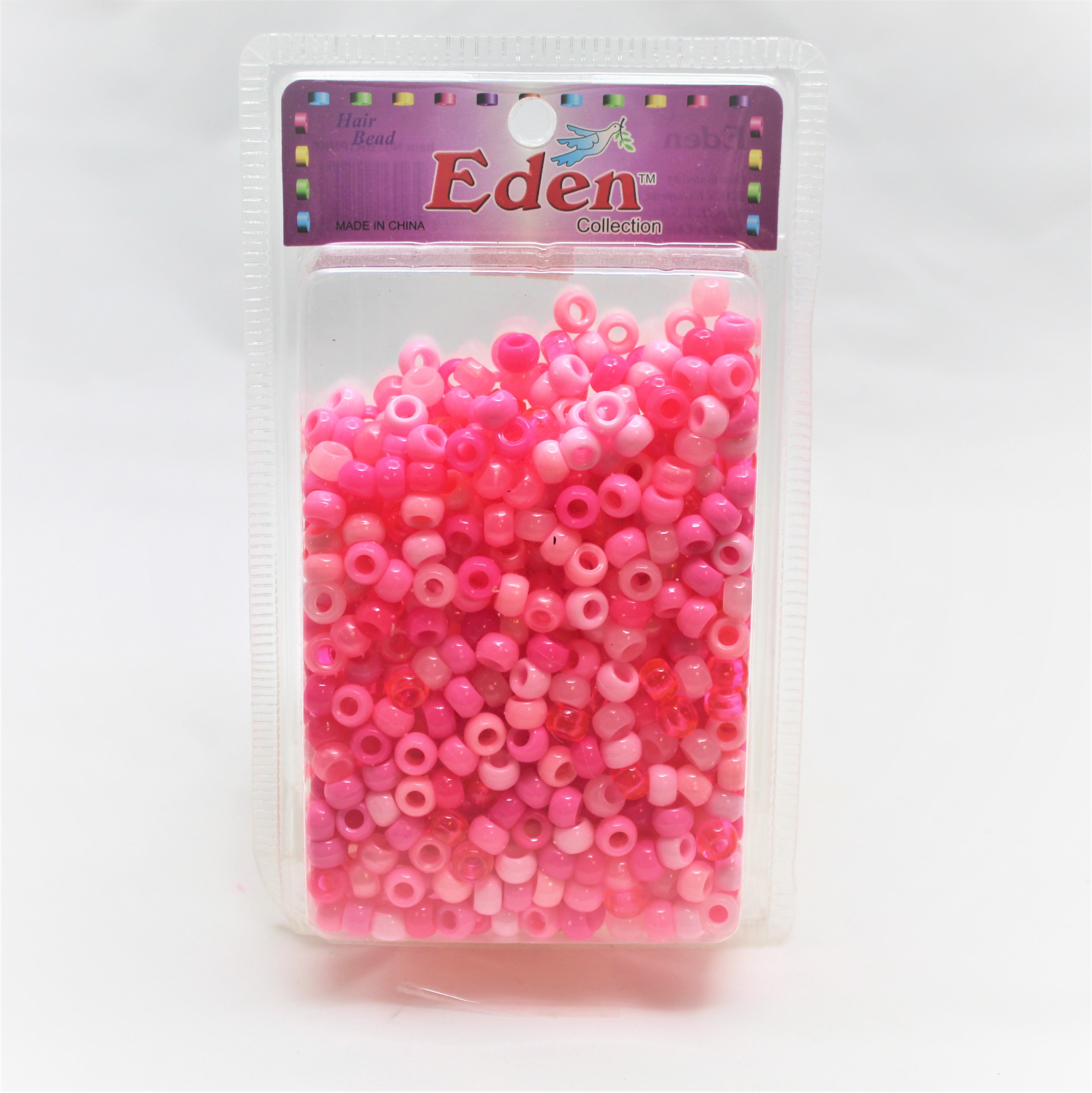 Eden Hair Bead Pink 1000pcs - Beauty Bar & Supply