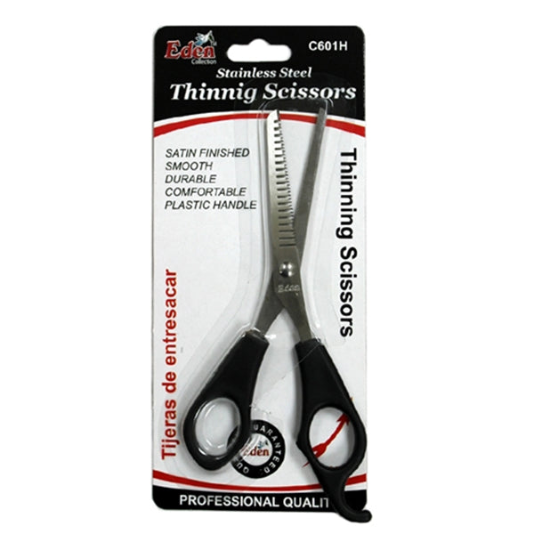 Eden Stainless Steel Thinning Scissors C601H - Beauty Bar & Supply
