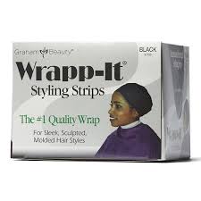 Graham Beauty Wrapp It Styling Strips Black - Beauty Bar & Supply