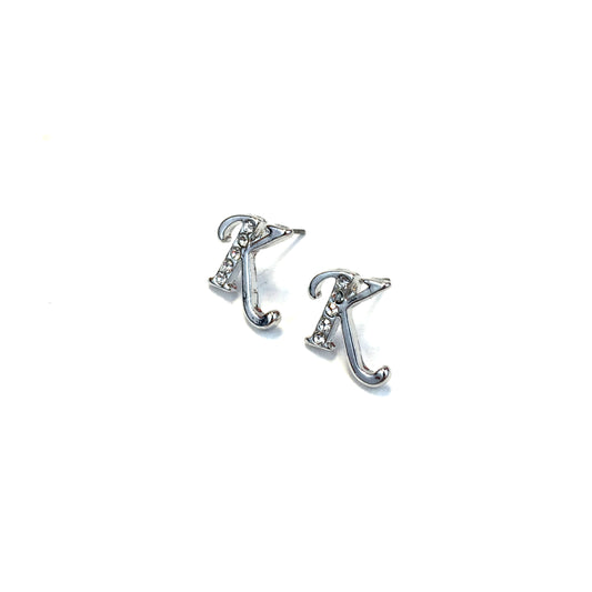 Diva Name Initial Earrings IEKS - Beauty Bar & Supply