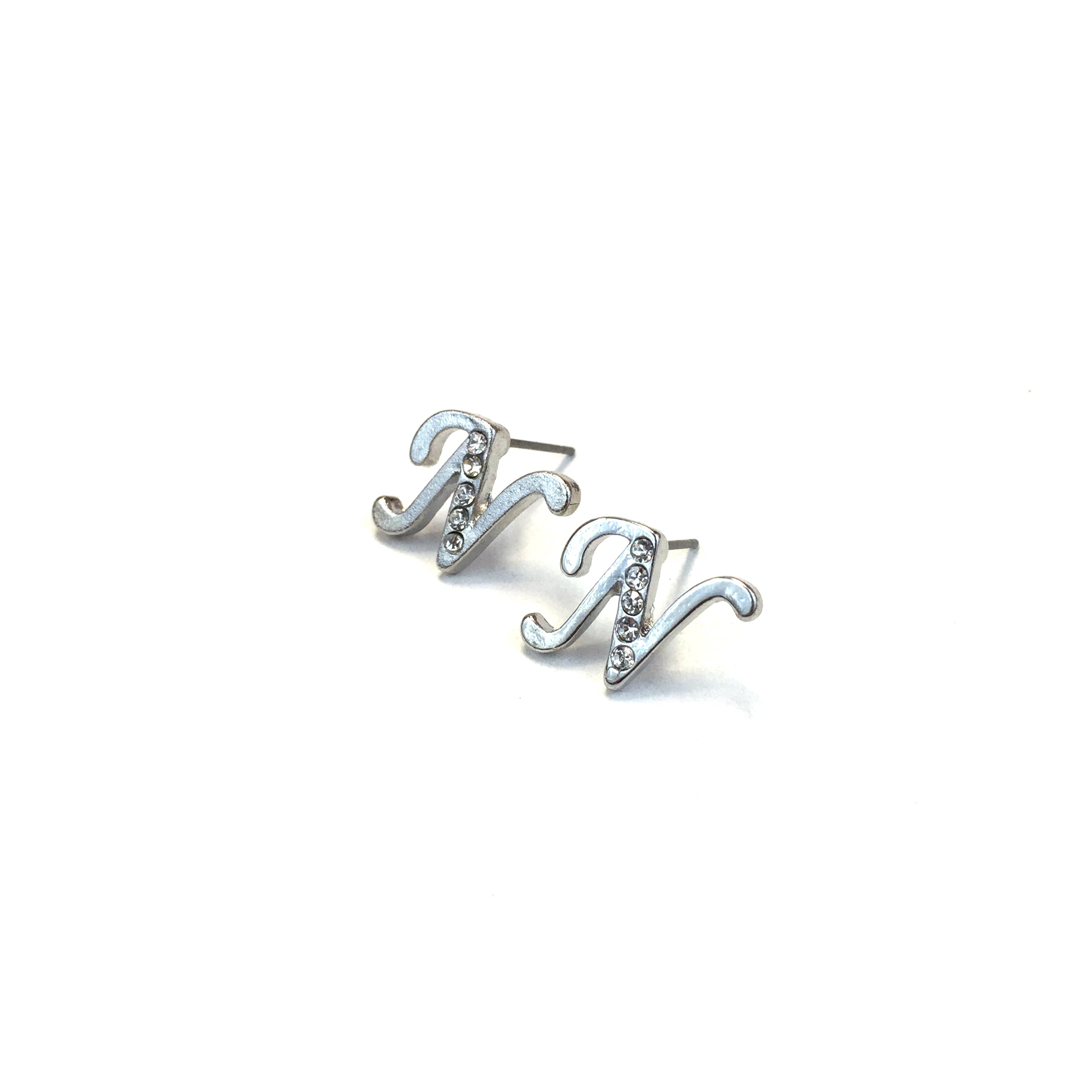 Diva Name Initial Earrings IENS - Beauty Bar & Supply