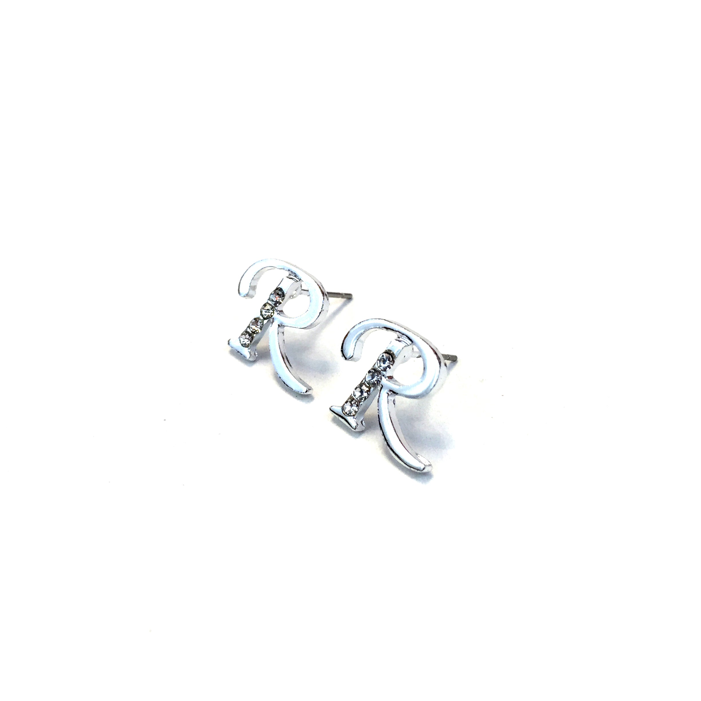 Diva Name Initial Earrings IERS - Beauty Bar & Supply