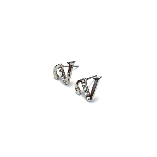 Diva Name Initial Earrings IEVS - Beauty Bar & Supply