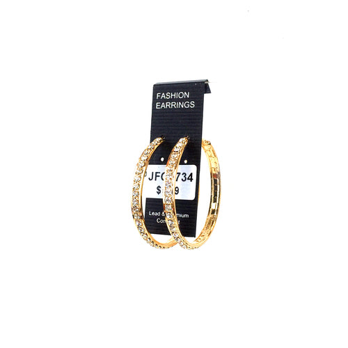 Diva Single Bar Jr  Earring 40G 7734 JF140G - Beauty Bar & Supply