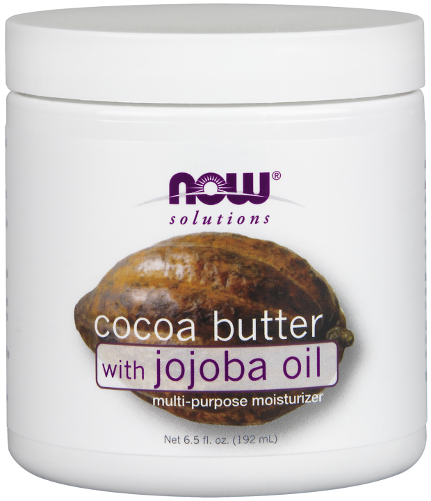 NOW Cocoa Butter with Jojoba Oil - Beauty Bar & Supply